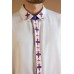 Embroidered shirt "Midnight Flowers"